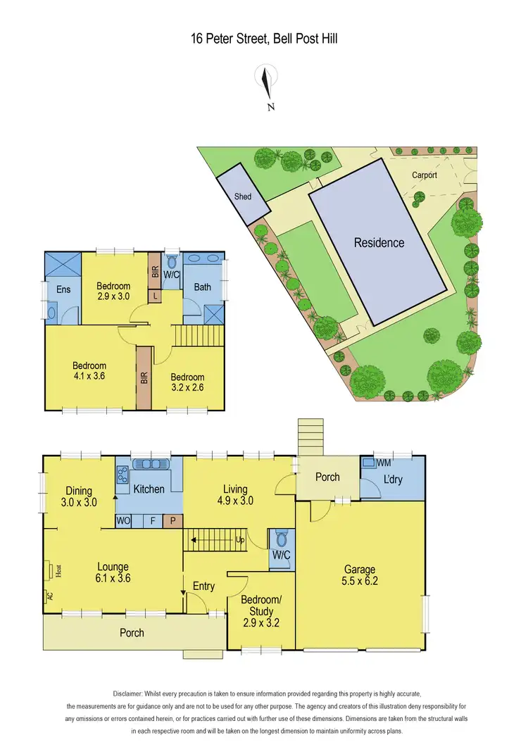 Floorplan of Homely house listing, 16 Peter Street, Bell Post Hill VIC 3215