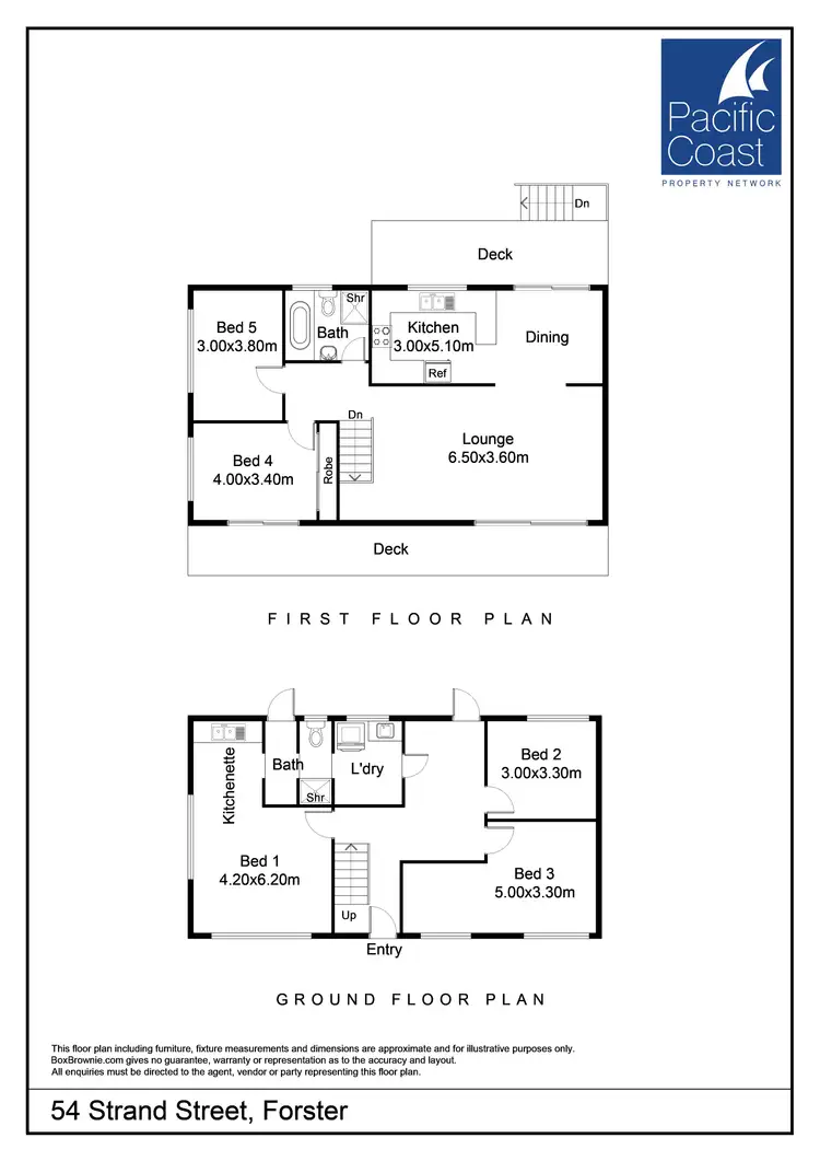 Floorplan of Homely house listing, 54 Strand Street, Forster NSW 2428
