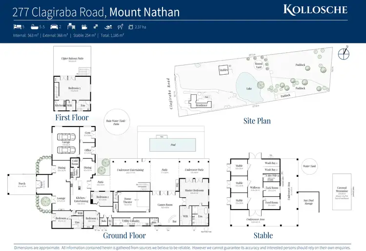 Floorplan of Homely rural property listing, 277 Clagiraba Road, Mount Nathan QLD 4211