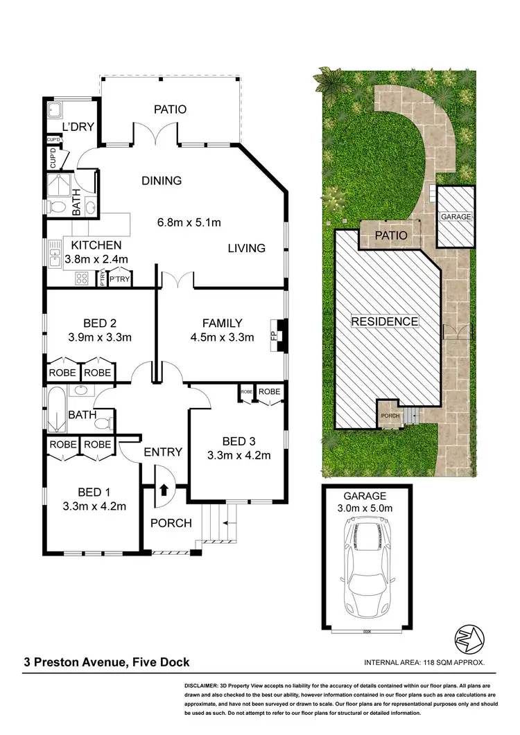 Floorplan of Homely house listing, 3 Preston Avenue, Five Dock NSW 2046