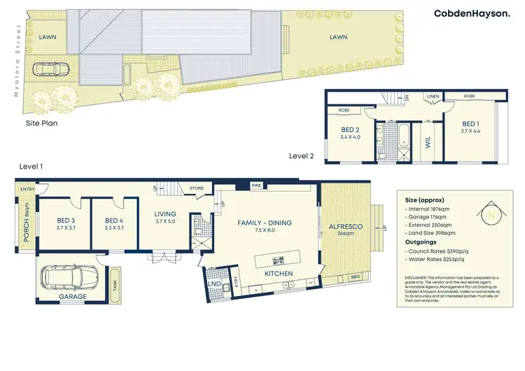 Floorplan of Homely house listing, 4 Myalora Street, Russell Lea NSW 2046