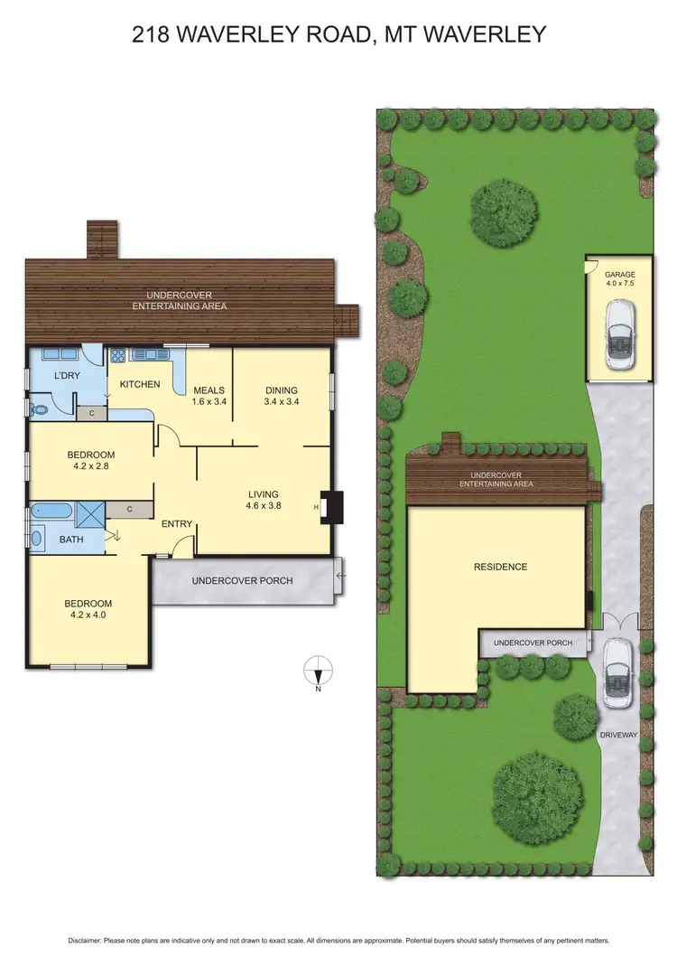 Floorplan of Homely house listing, 218 Waverley Road, Mount Waverley VIC 3149