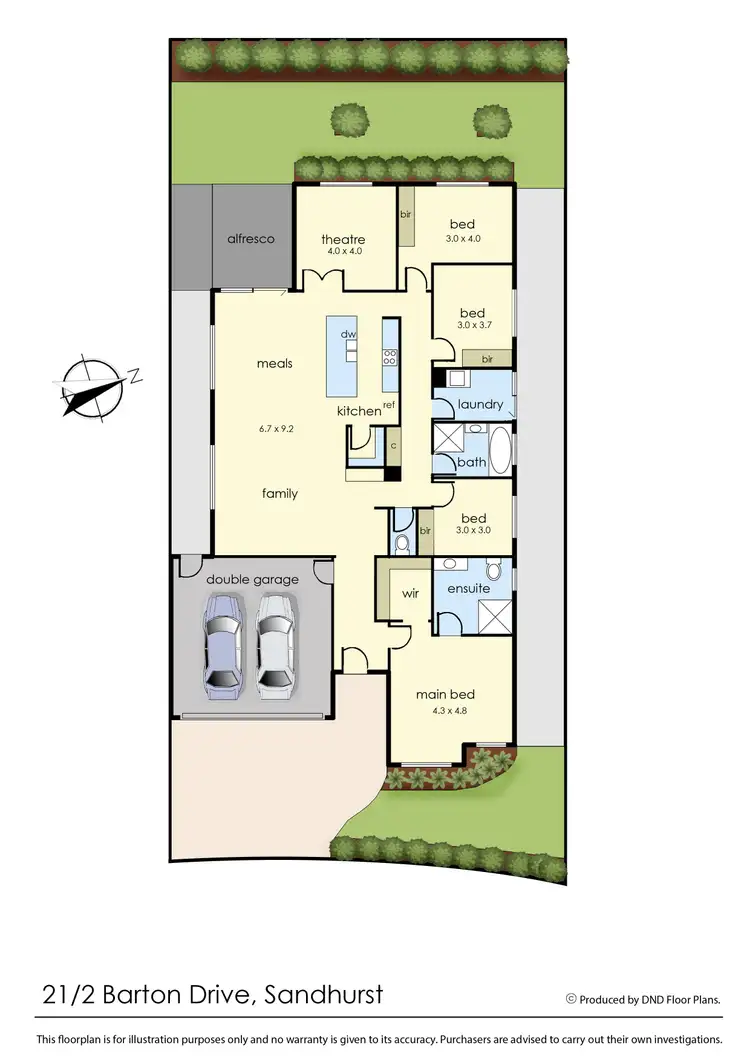 Floorplan of Homely house listing, 21/2 Barton Drive, Sandhurst VIC 3977