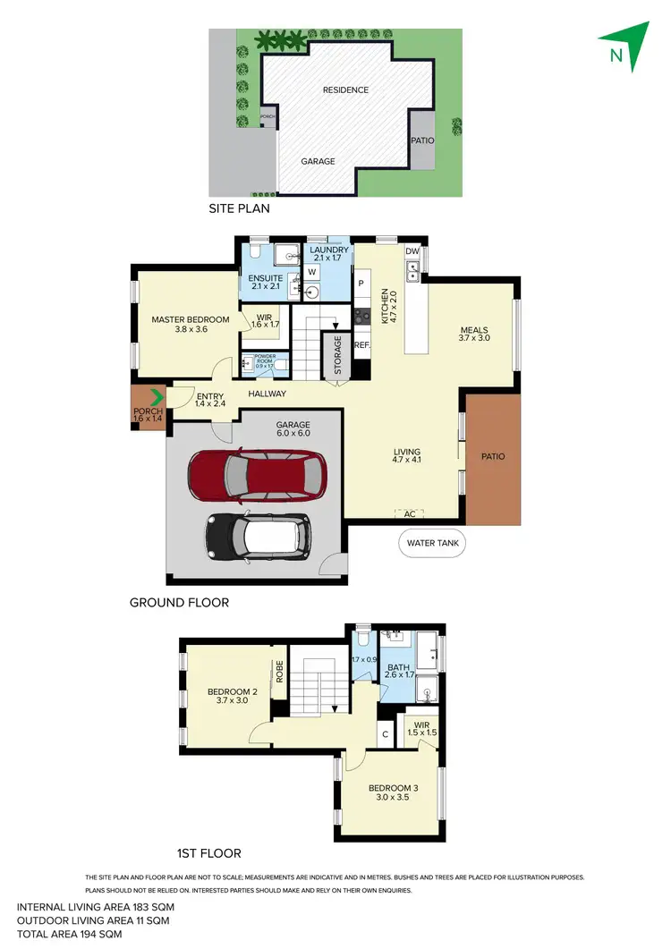 Floorplan of Homely unit listing, 14 Sunflower Circuit, Carrum Downs VIC 3201