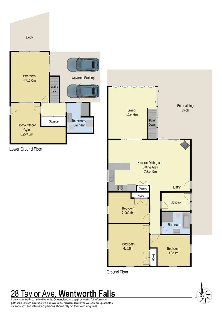 Floorplan of Homely house listing, 28 Taylor Avenue, Wentworth Falls NSW 2782