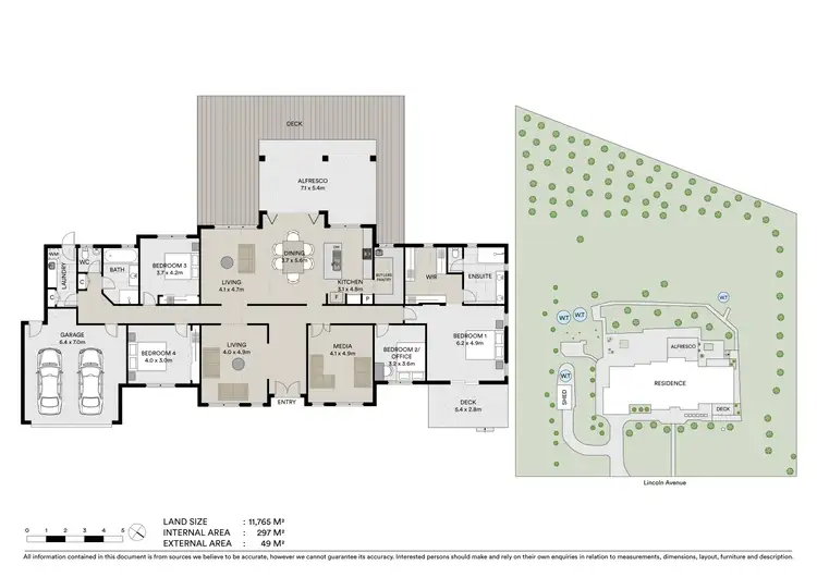 Floorplan of Homely rural property listing, 39 Lincoln Avenue, Mcleans Ridges NSW 2480