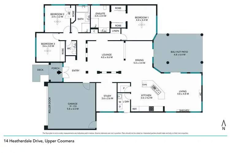 Floorplan of Homely house listing, 14 Heatherdale Drive, Upper Coomera QLD 4209