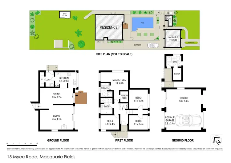 Floorplan of Homely house listing, 15 Myee Road, Macquarie Fields NSW 2564