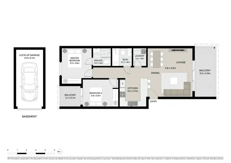 Floorplan of Homely apartment listing, 8/76 Mountford Avenue, Guildford NSW 2161