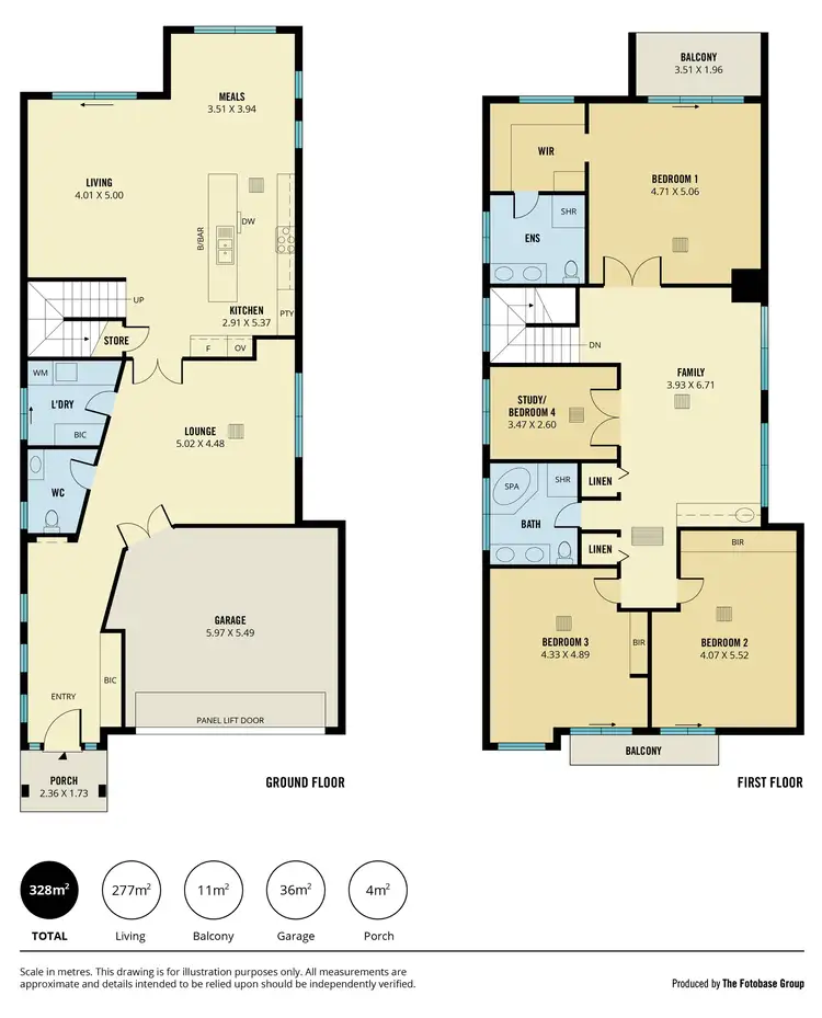 Floorplan of Homely house listing, 44 MacKenzie Circuit, Mawson Lakes SA 5095