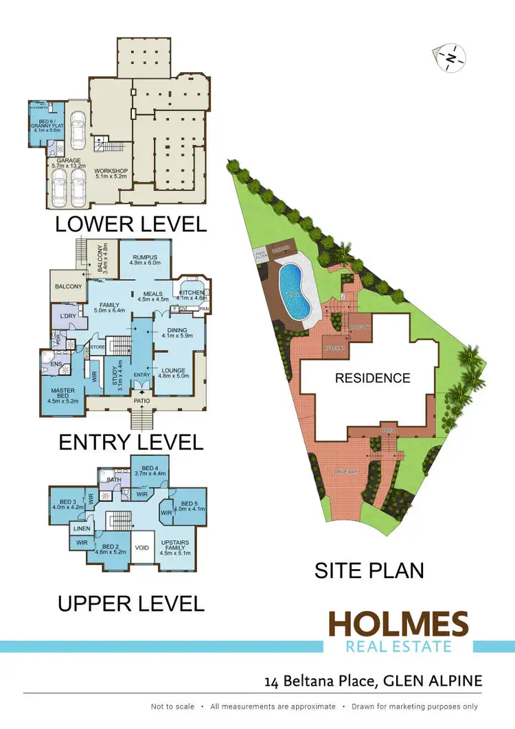 Floorplan of Homely house listing, 14 Beltana Place, Glen Alpine NSW 2560