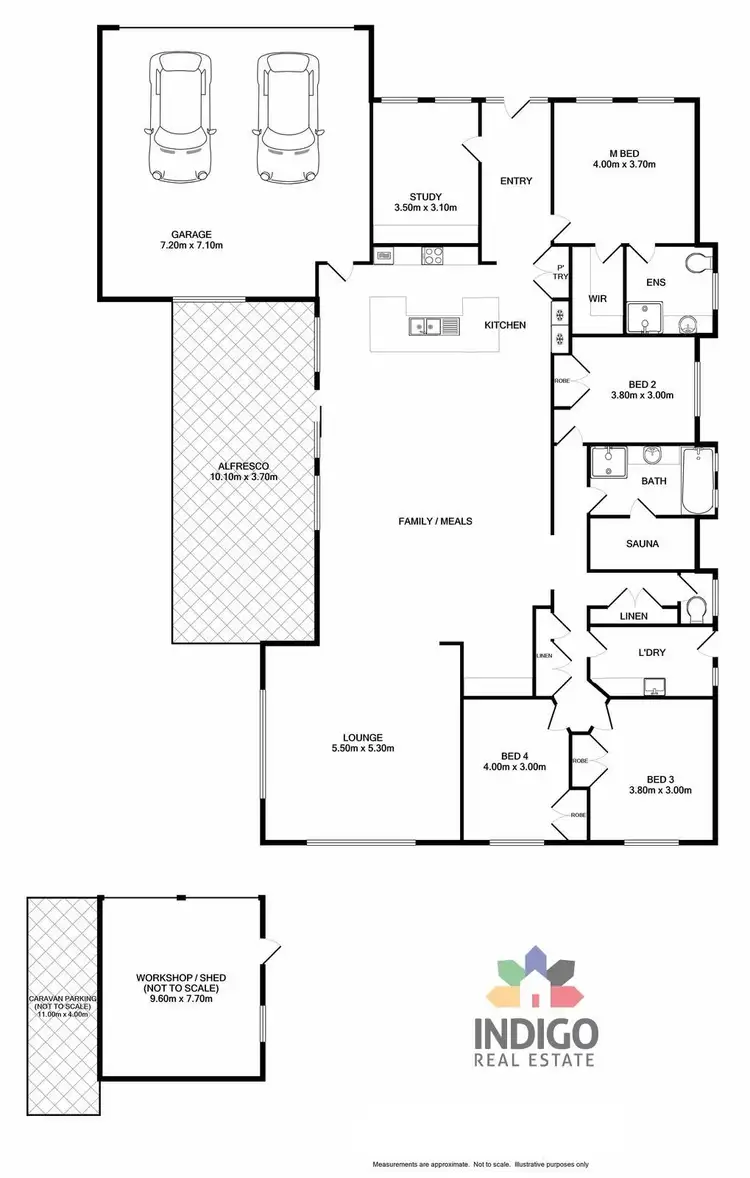 Floorplan of Homely house listing, 9 Fleury Court, Beechworth VIC 3747