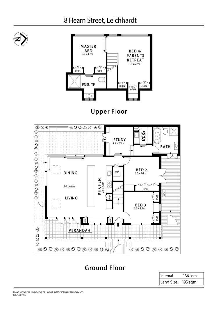 Floorplan of Homely house listing, 8 Hearn Street, Leichhardt NSW 2040