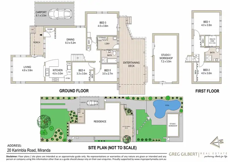 Floorplan of Homely house listing, 20 Karimbla Road, Miranda NSW 2228