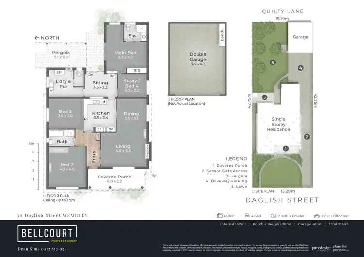 Floorplan of Homely house listing, 50 Daglish Street, Wembley WA 6014