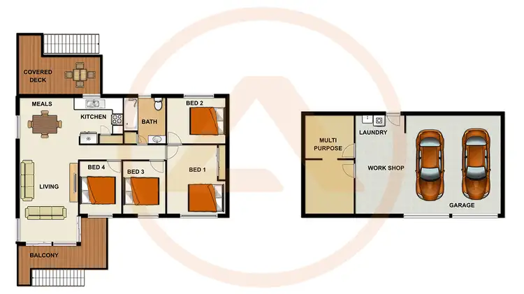 Floorplan of Homely house listing, 105 Fourth Avenue, Marsden QLD 4132