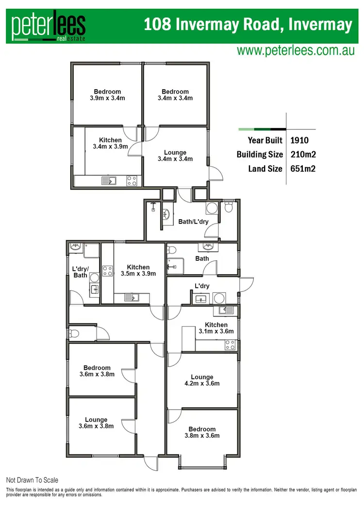 Floorplan of Homely land listing, 108 Invermay Road, Invermay TAS 7248