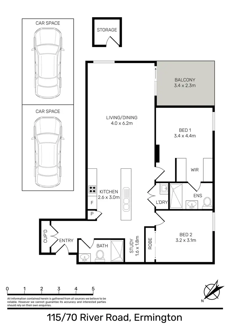 Floorplan of Homely apartment listing, 115/70 River Road, Ermington NSW 2115