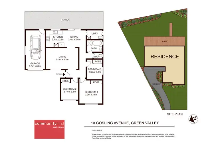 Floorplan of Homely house listing, 10 Gosling Avenue, Green Valley NSW 2168