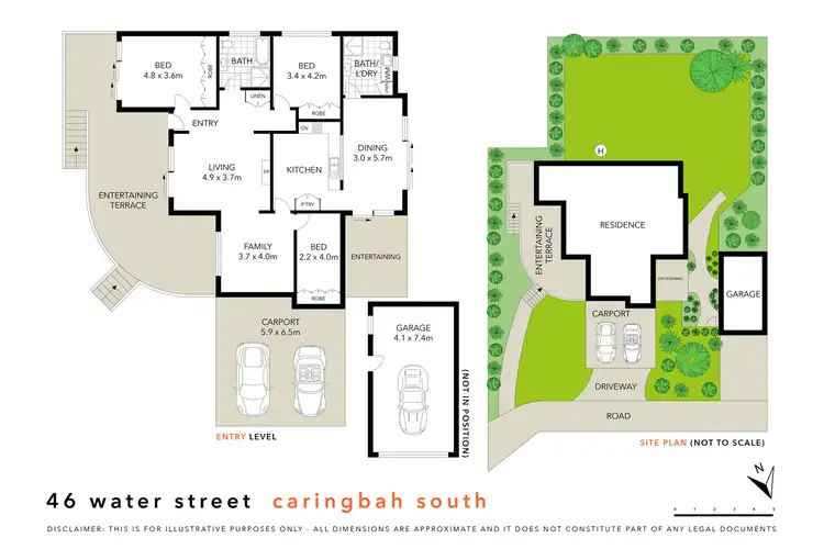 Floorplan of Homely house listing, 46 Water Street, Caringbah South NSW 2229