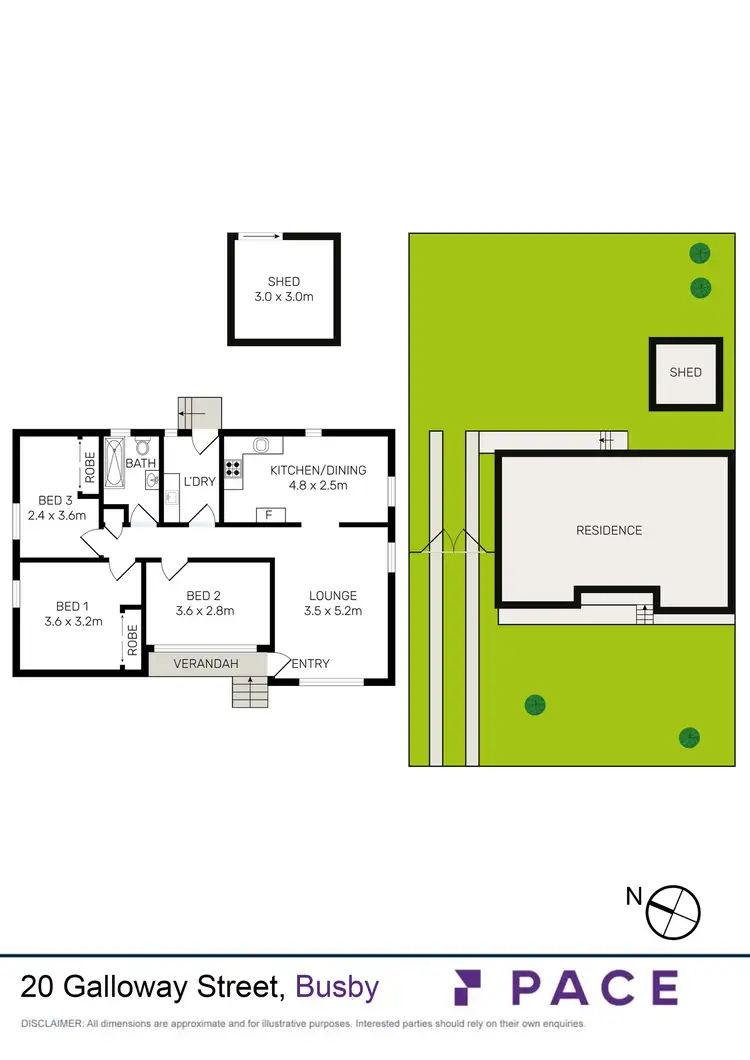 Floorplan of Homely house listing, 20 Galloway Street, Busby NSW 2168
