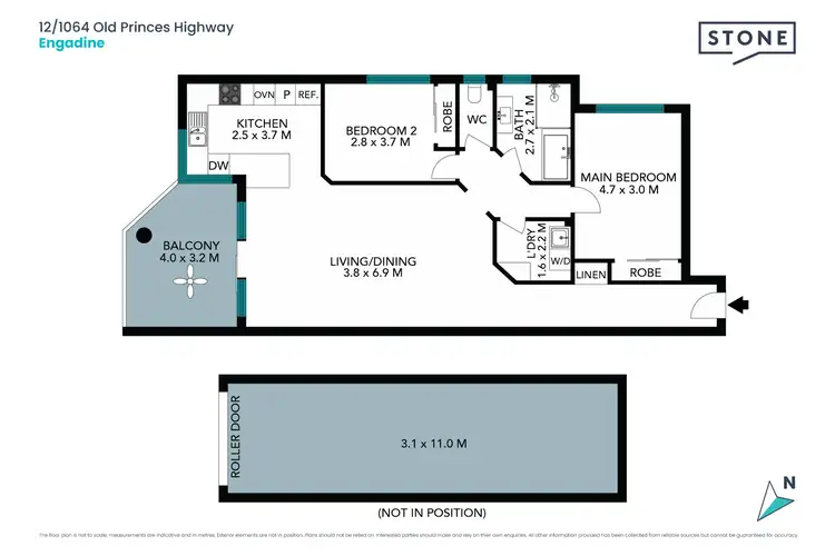 Floorplan of Homely apartment listing, 12/1064-1070 Old Princes Highway, Engadine NSW 2233
