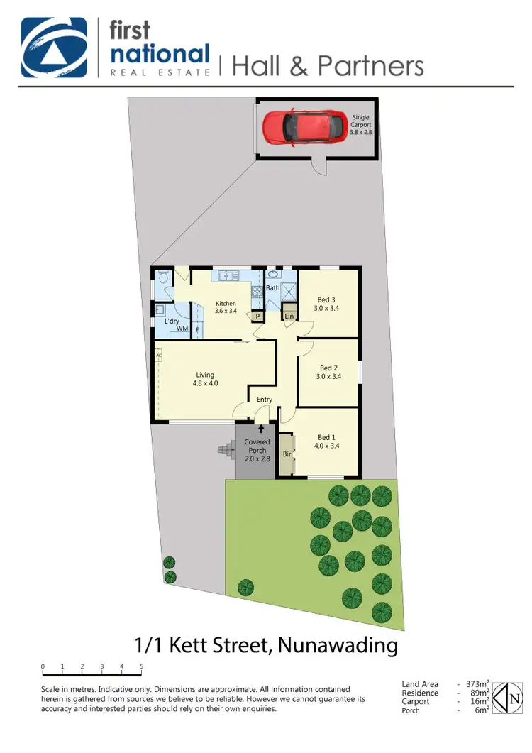 Floorplan of Homely unit listing, 1/1 Kett Street, Nunawading VIC 3131