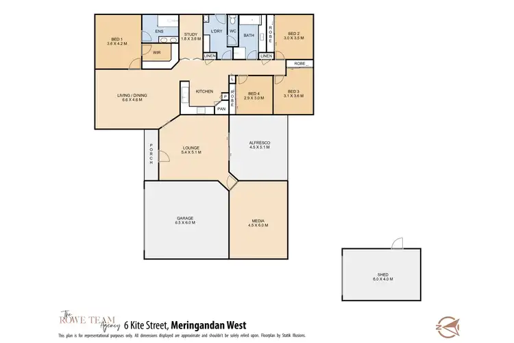 Floorplan of Homely house listing, 6 Kite Street, Meringandan West QLD 4352