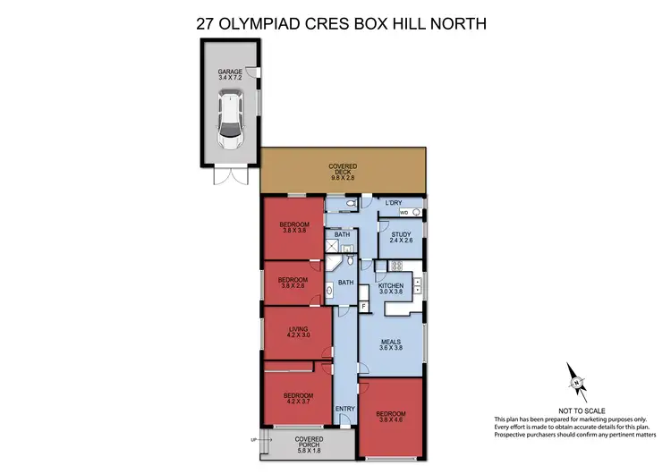 Floorplan of Homely house listing, 27 Olympiad Crescent, Box Hill North VIC 3129