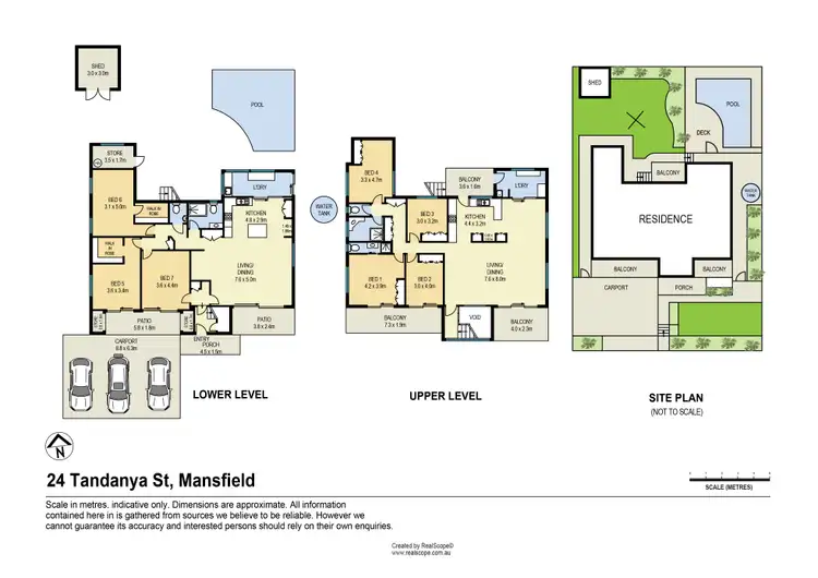 Floorplan of Homely house listing, 24 Tandanya Street, Mansfield QLD 4122