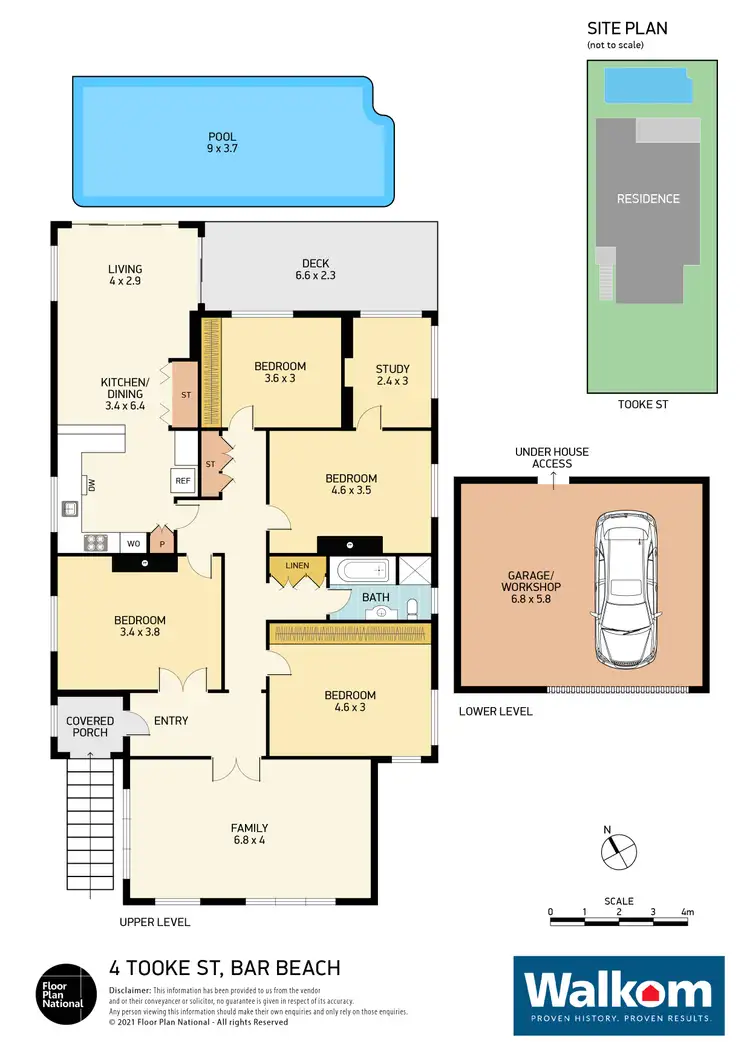 Floorplan of Homely house listing, 4 Tooke Street, Bar Beach NSW 2300