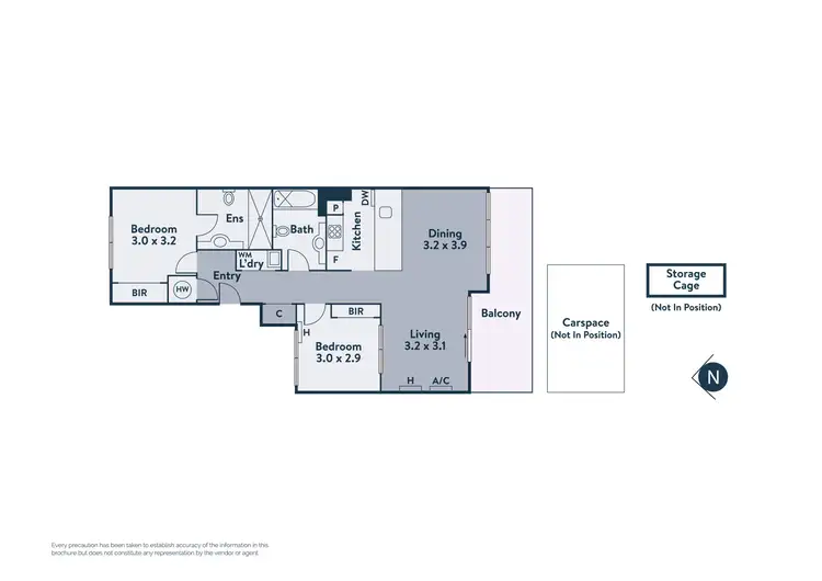 Floorplan of Homely apartment listing, 42/93-103 High Street, Preston VIC 3072