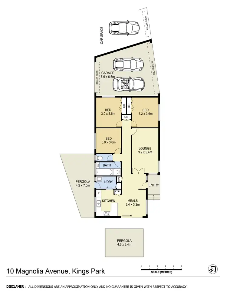 Floorplan of Homely house listing, 10 Magnolia Avenue, Kings Park VIC 3021