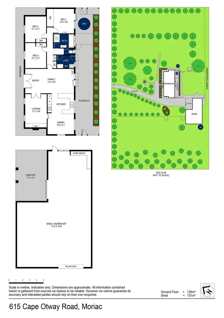 Floorplan of Homely house listing, 615 Cape Otway Road, Moriac VIC 3240