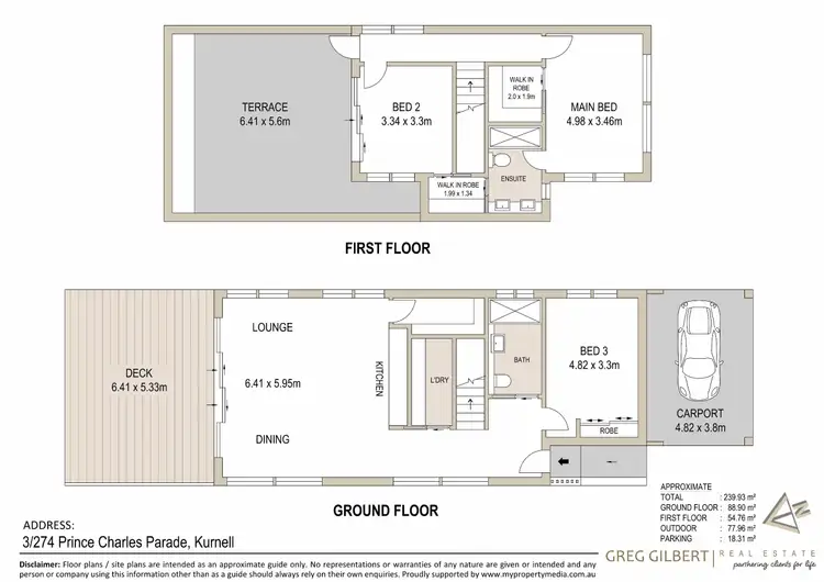 Floorplan of Homely townhouse listing, 3/274 Prince Charles Parade, Kurnell NSW 2231