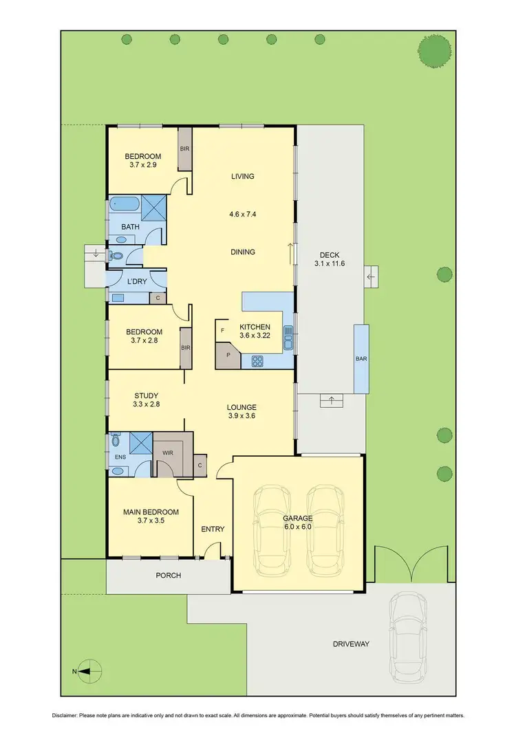 Floorplan of Homely house listing, 2A Rose Boulevard, Lancefield VIC 3435