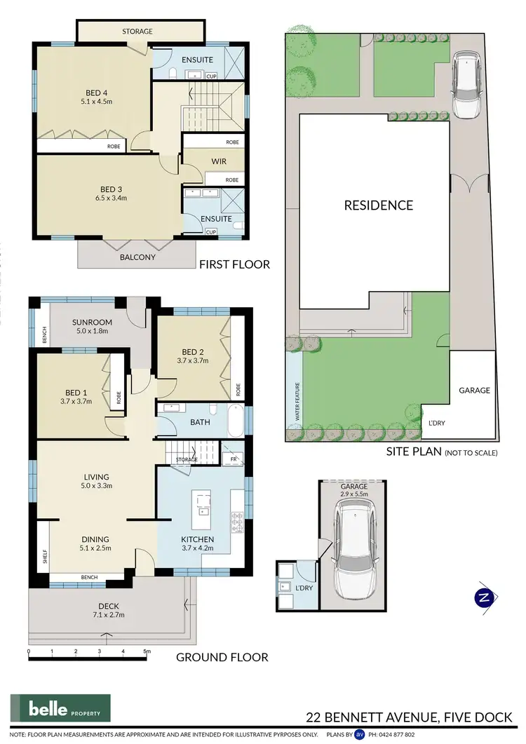 Floorplan of Homely house listing, 22 Bennett Avenue, Five Dock NSW 2046
