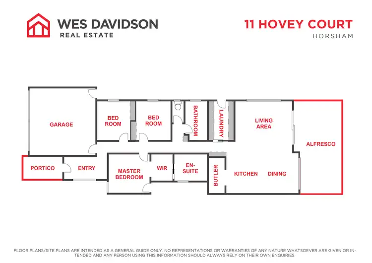 Floorplan of Homely townhouse listing, 11 Hovey Court, Horsham VIC 3400