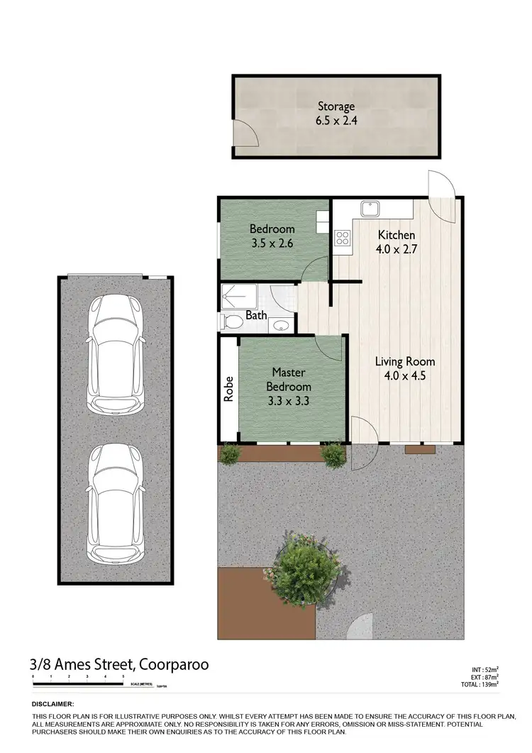 Floorplan of Homely unit listing, 3/8 Ames Street, Coorparoo QLD 4151