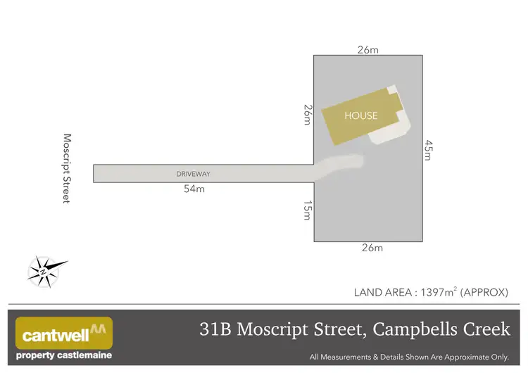 Floorplan of Homely house listing, 31B Moscript Street, Campbells Creek VIC 3451