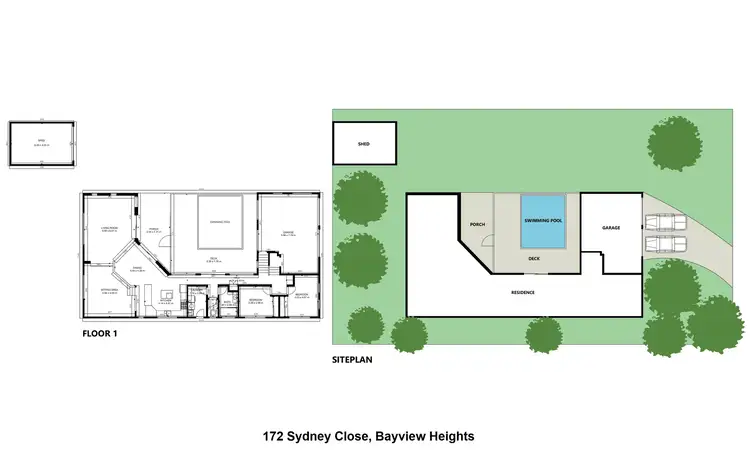 Floorplan of Homely house listing, 172 Sydney Close, Bayview Heights QLD 4868