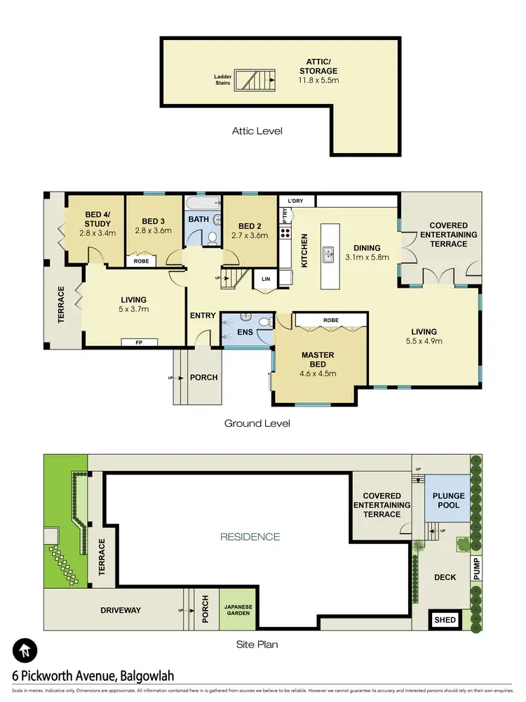 Floorplan of Homely house listing, 6 Pickworth Avenue, Balgowlah NSW 2093