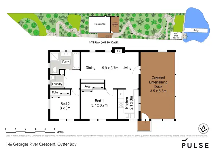 Floorplan of Homely house listing, 146 Georges River Crescent, Oyster Bay NSW 2225