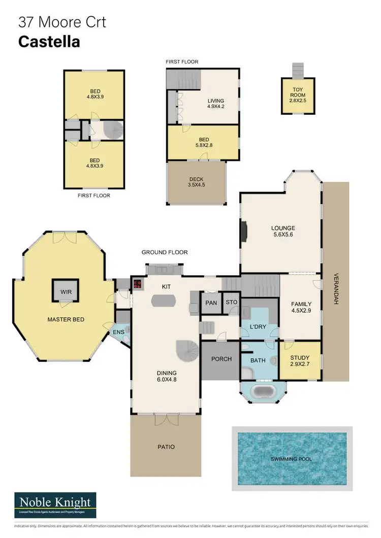 Floorplan of Homely house listing, 37 Moore Court, Castella VIC 3777