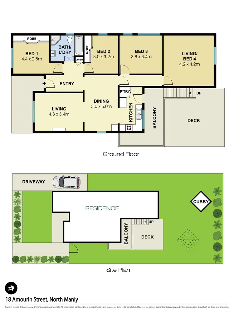 Floorplan of Homely house listing, 18 Amourin Street, North Manly NSW 2100