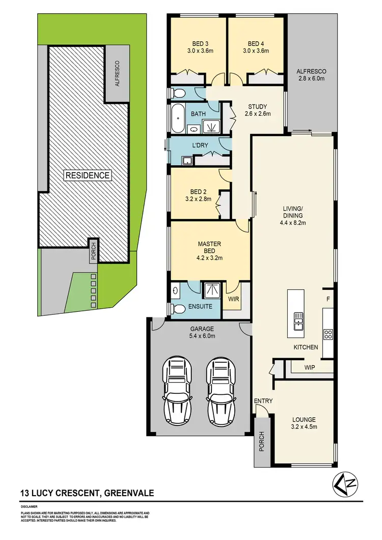 Floorplan of Homely house listing, 13 Lucy Crescent, Greenvale VIC 3059