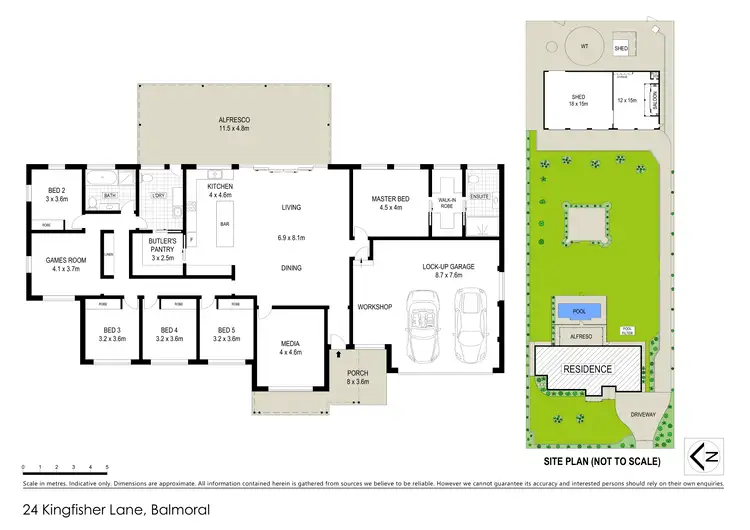 Floorplan of Homely house listing, 24 Kingfisher Lane, Balmoral NSW 2571