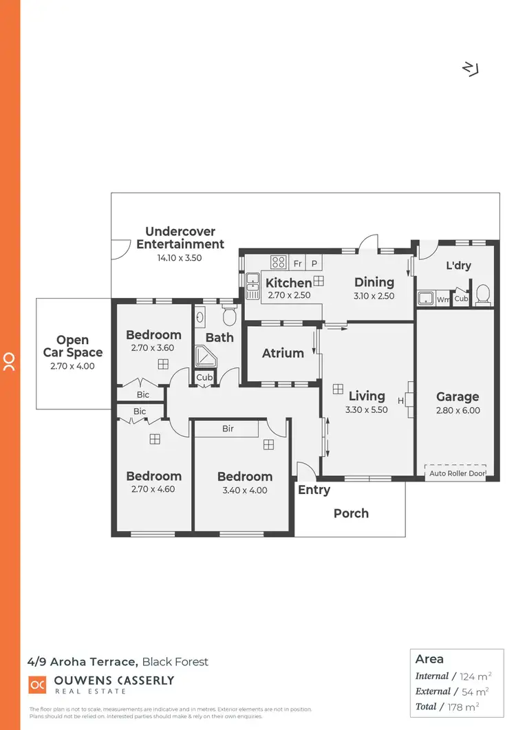 Floorplan of Homely unit listing, 4/9 Aroha Terrace, Black Forest SA 5035