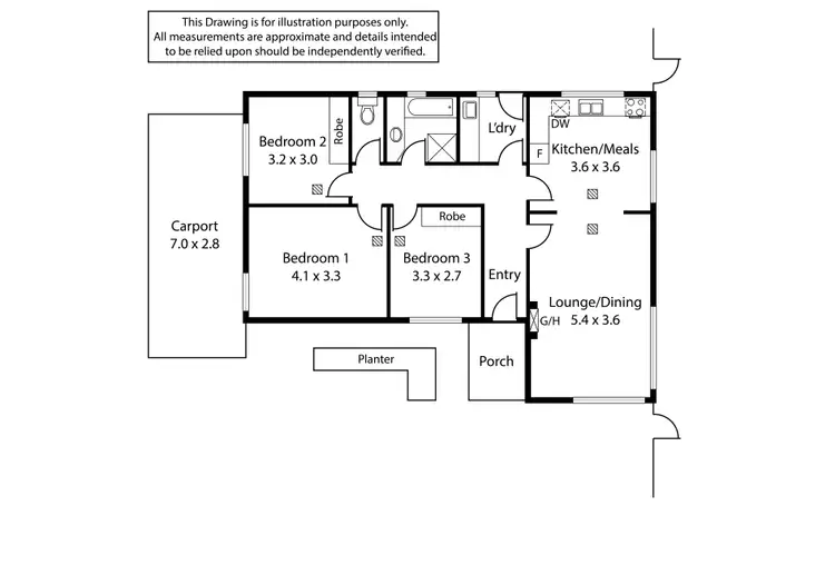 Floorplan of Homely house listing, 14 Byrness Avenue, Devon Park SA 5008