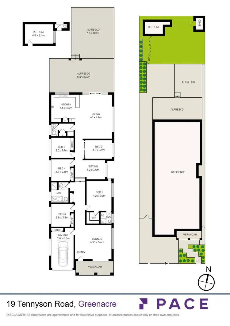 Floorplan of Homely house listing, 19 Tennyson Road, Greenacre NSW 2190